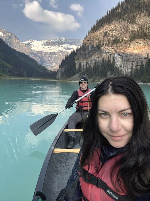 Paddling Lake Louise