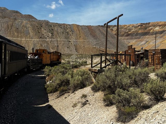 Old rails in the desert
