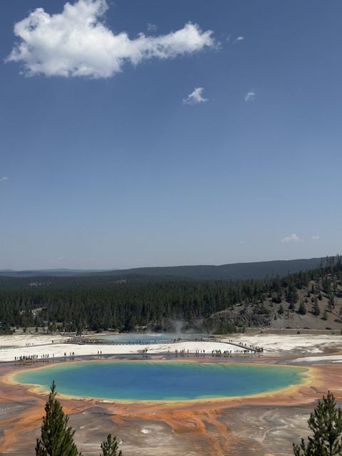 Grand Prismatic from the overlook