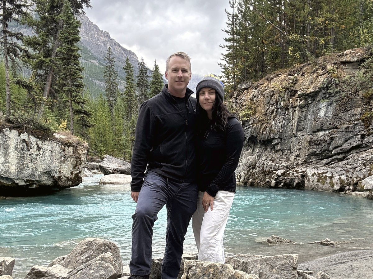 The two of us in Banff